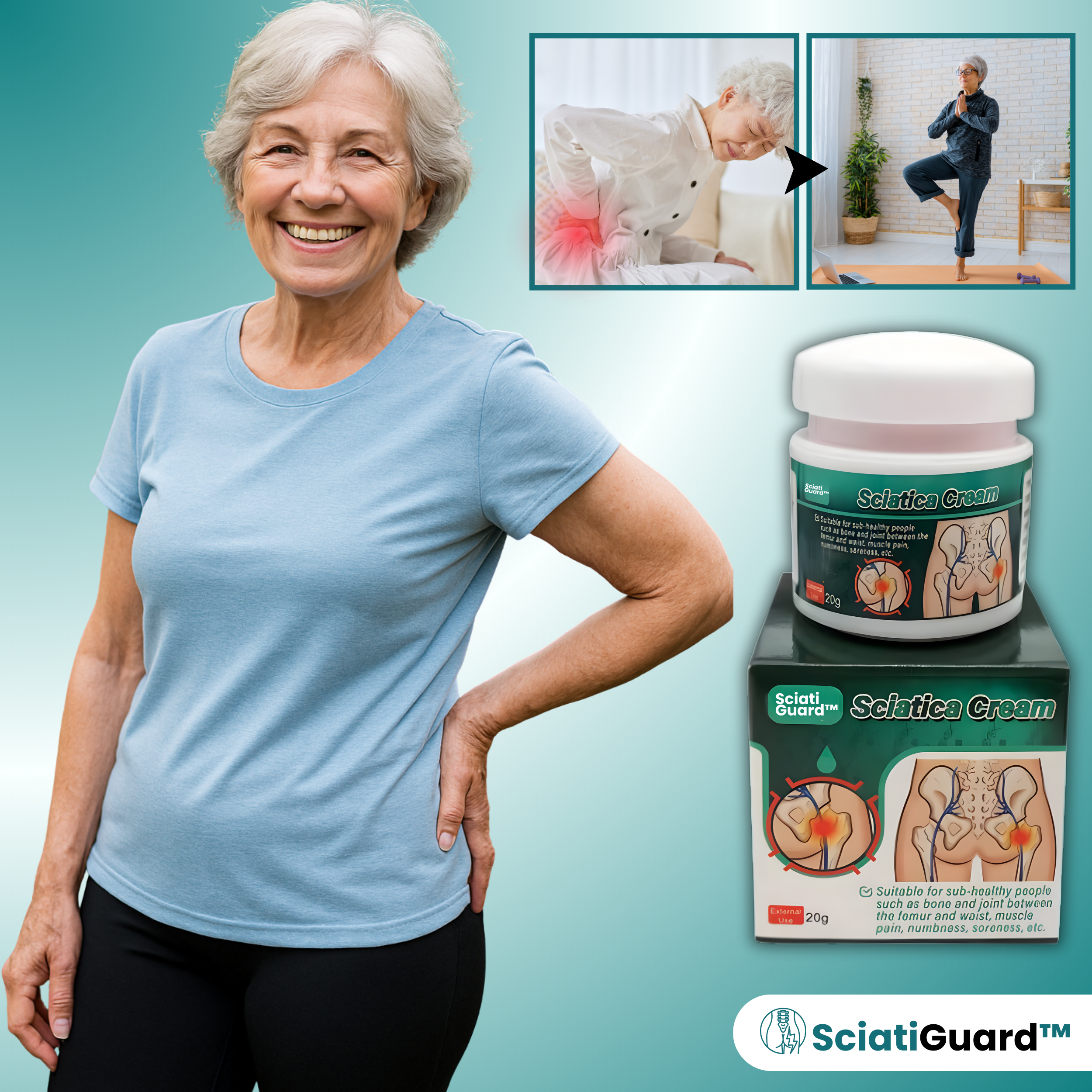 SciatiGuard™ Sofort-Nervenlindernde Creme