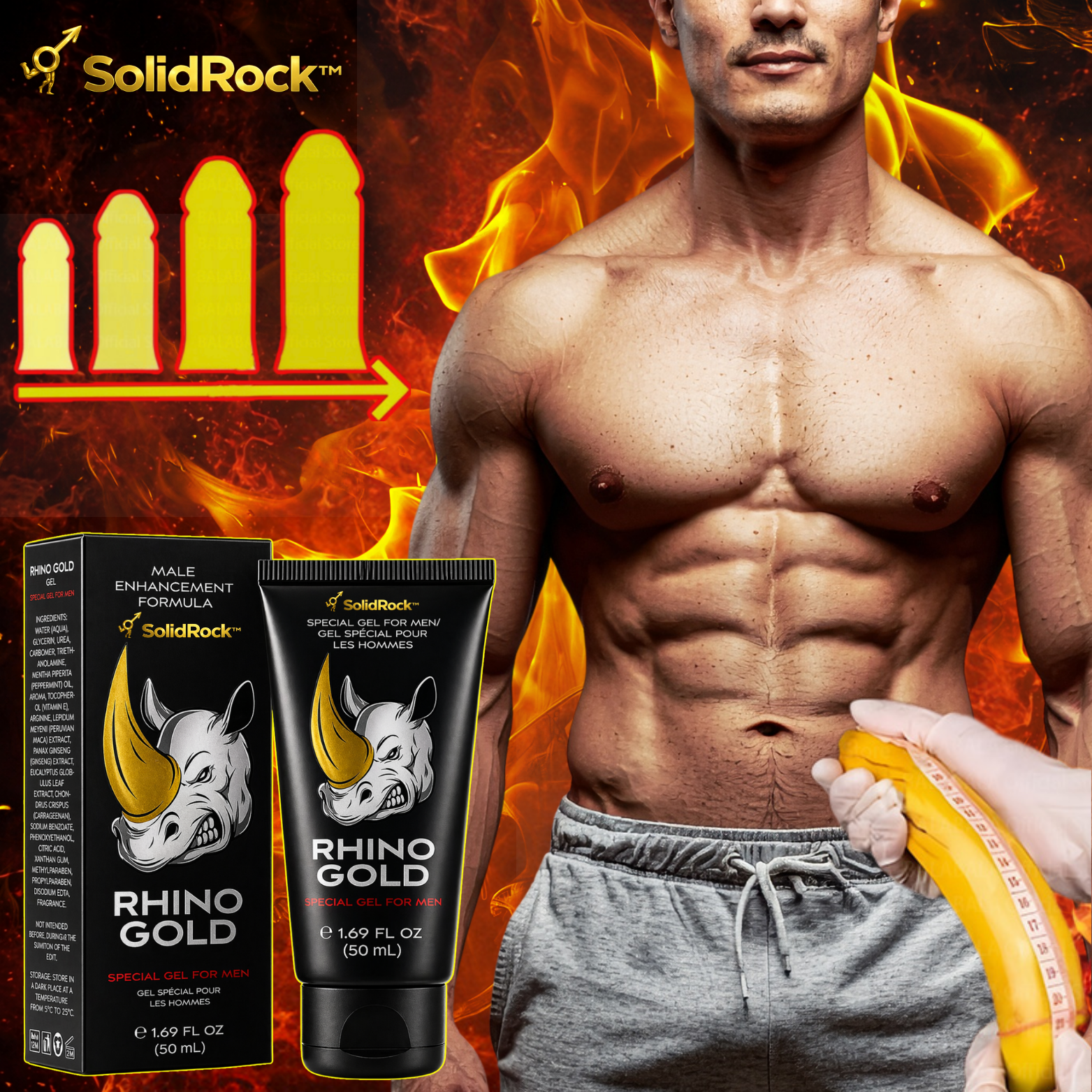 SolidRock™ Potenzsteigerndes Gel