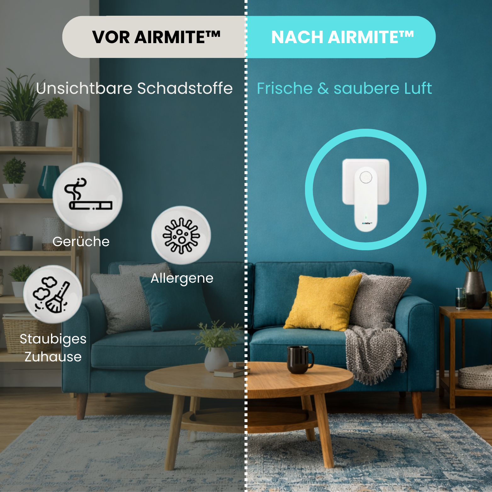 AirMite™ Ionischer Luftreiniger