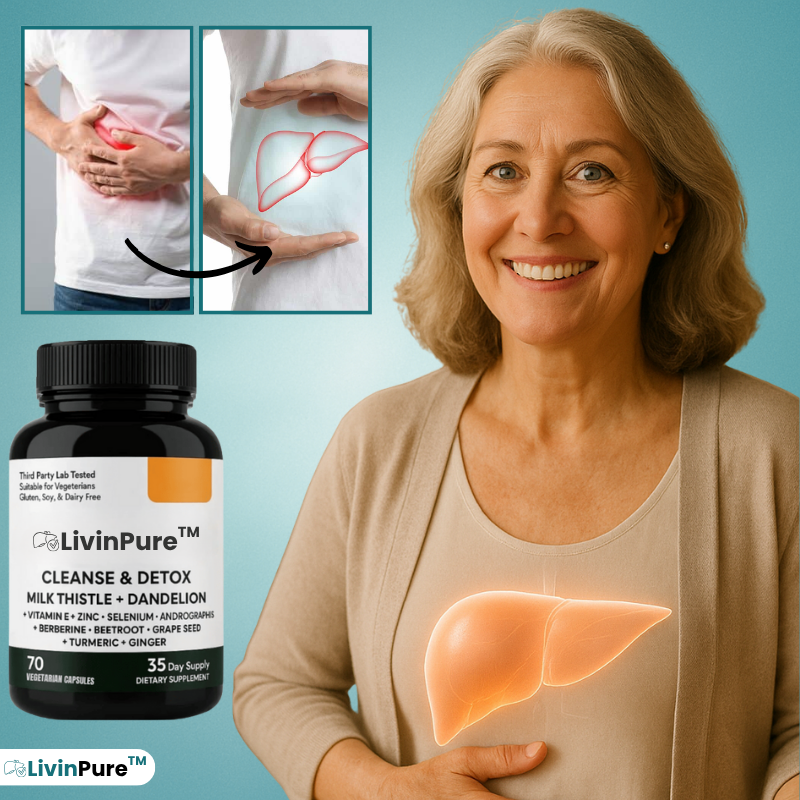 LivinPure™ Erweiterte Leber-Entgiftungskapsel